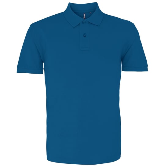 Asquith & Fox Mens Plain Short Sleeve Polo Shirt (Peacock) - Image 1