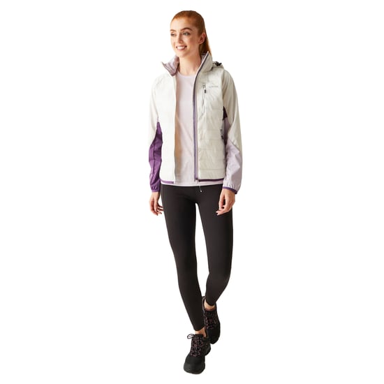 Regatta Womens/Ladies Andreson Pro Hybrid Jacket (White/Sunset Purple)
