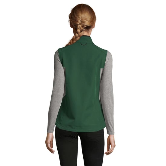 SOLS Dames/Dames Rallye Softshell Mouwloos Gilet (Fles groen) - Image 2