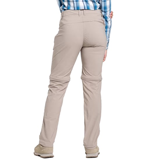 Craghoppers Womens/Ladies Nosilife Pro II Convertible Trousers (Mushroom)