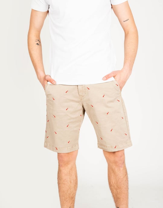 Pepe Jeans Shorts Miles Short Icon Herr Beige - Image 3