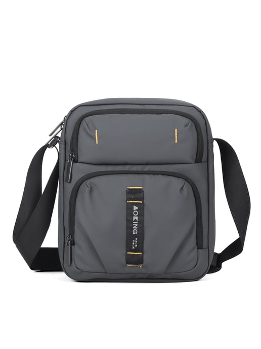 Aoking Shoulder Bag Unisex GREY - Image 1