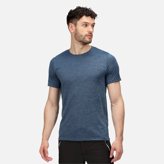 Regatta Mens Fingal Edition Marl T-Shirt (Dynasty Blue)