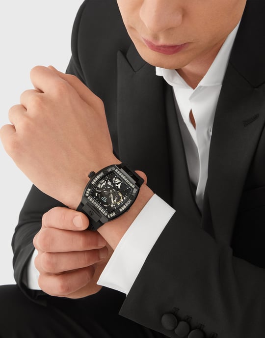 Philipp Plein The $keleton Men's Black Watch PWBAA1923 - Image 3