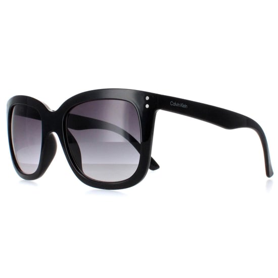 Calvin Klein Square Womens Shiny Black Grey Gradient CK22550S