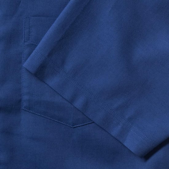 Russell Collection Mens Short Sleeve Easy Care Oxford Shirt (Bright Royal)