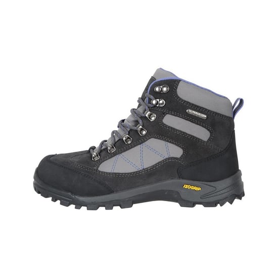 Mountain Warehouse Womens/Ladies Storm Suede Waterproof Hiking Boots (Grey)