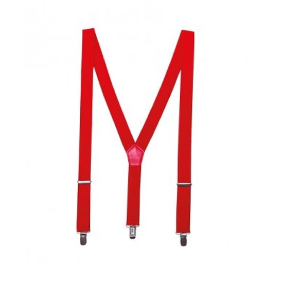 Premier Mens Clip On Braces (Red)
