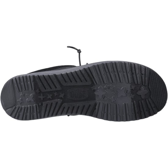 HEYDUDE Wally Suede Heren Zwart Bootschoenen - Image 3