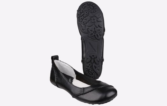 Hush Puppies Janessa Slip On Leather Womens - Image 4
