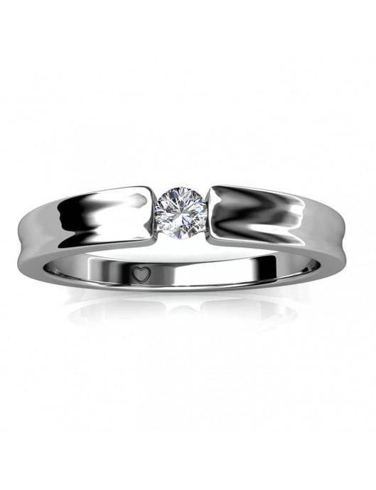 Eenvoud Ring - Oostenrijks Kristal - Image 3