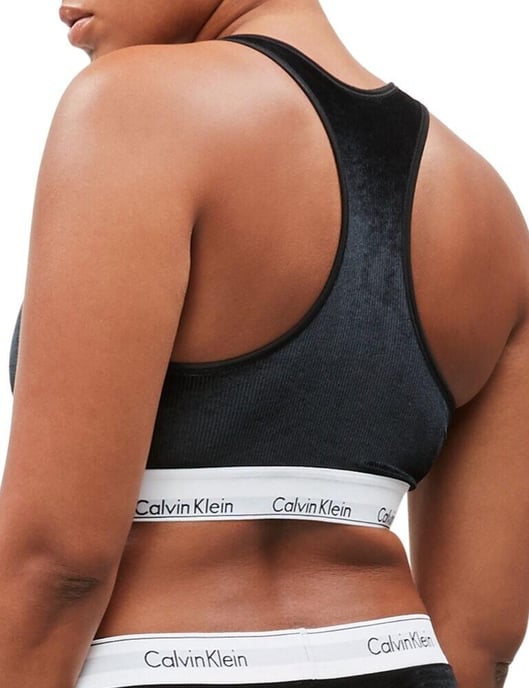 Calvin Klein Modern Cotton Velvet Unlined Bralette