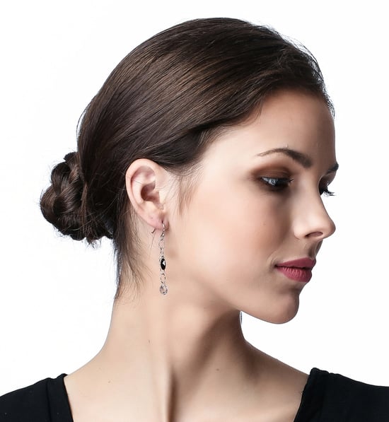 Orphelia Dames 925 Sterling Zilver Dangle Oorbellen - Zilver ZO-5729/1 - Image 3