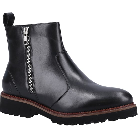 Hush Puppies Grace Suède Vrouwen Laarzen met Ritssluiting Zwart - Image 1