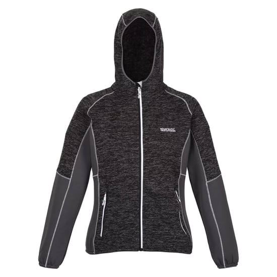 Regatta Womens/Ladies Walbury IV Lightweight Fleece Jacket (Black/Seal Grey) - Image 1