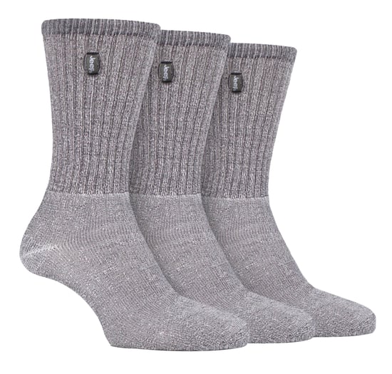JEEP - 3 Pairs Mens Vintage Cotton Cushioned Socks for Hiking Boots - Image 1