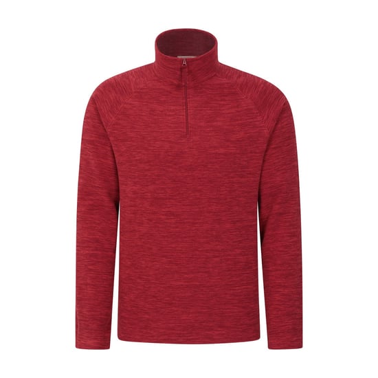 Mountain Warehouse Mens Snowdon II Fleece Top (Dark Red)