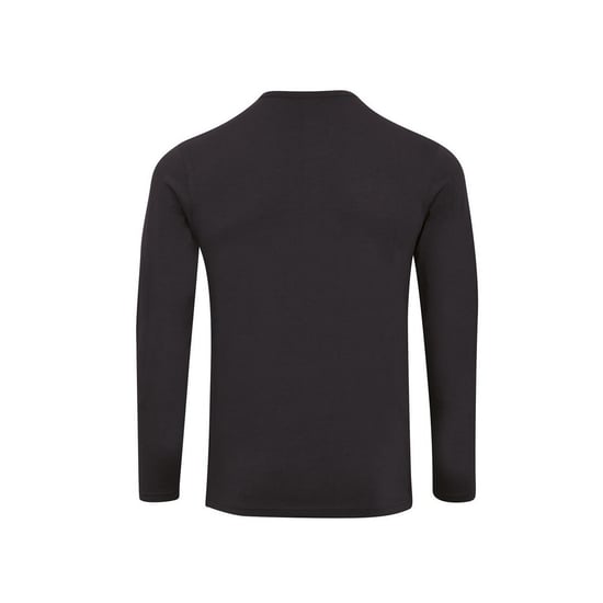 Premier Heren Long John Roll Sleeve T-shirt (Zwart) - Image 2