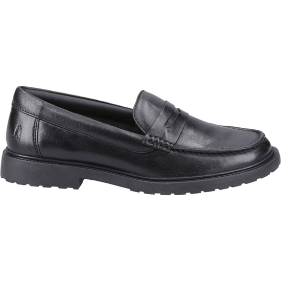 Hush Puppies Verity Slip On Läder Dam Svarta Loafers - Image 5