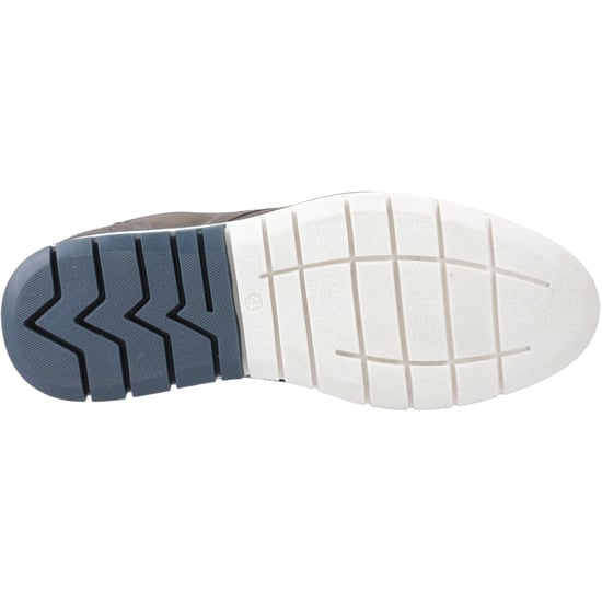 Pod Murphy Leer Heren Grijs Veterschoenen - Image 3