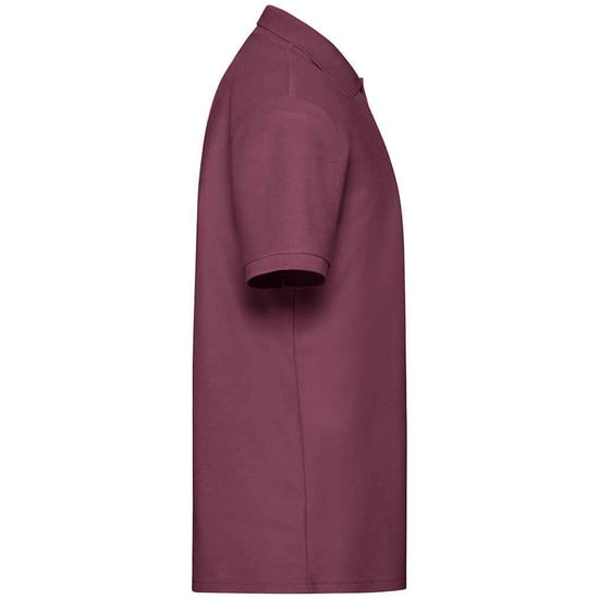 Fruit of the Loom Mens Pique Polo Shirt (Burgundy) - Image 3