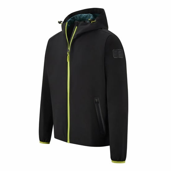 Aston Martin F1 Official Team Mens Black Rain Jacket