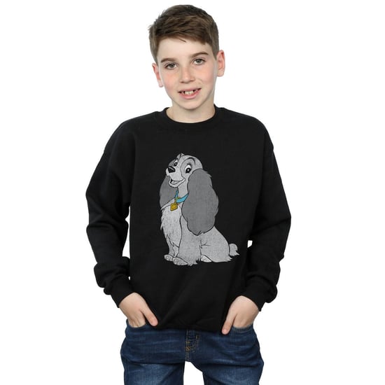 Disney Boys Lady And The Tramp Classic Lady Sweatshirt (Black)
