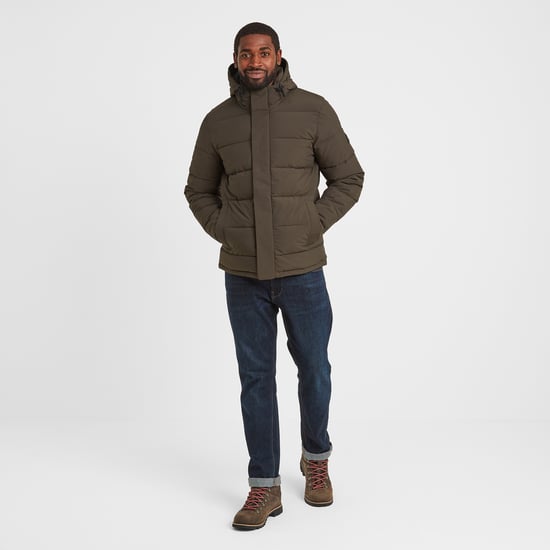Askham Mens Insulated Jacket Dark Khaki
