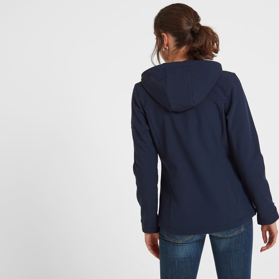 Keld Womens Softshell Hoodie Navy