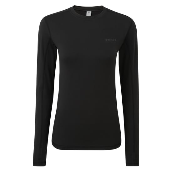 Snowdon Womens Thermal Crewneck Black