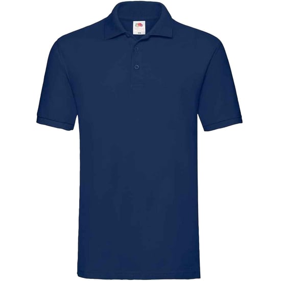 Fruit of the Loom Heren Premium Katoenen Piqué Poloshirt (Marine) - Image 1