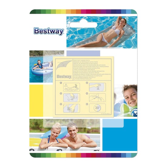 Bestway Heavy Duty Inflatables 2.5" x 2.5"/6.5cm x 6.5cm Repair Patch