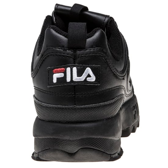 Shop Voor Fila Disruptor Ii Premium Zwarte/Witte/Fila Rode Trainers - Image 3