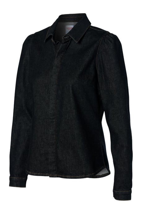 Caroline Tensen Rana Blouse Denim Zwart - Image 4