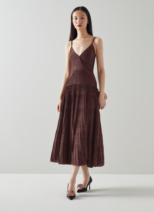 LK Bennett Gatsby Dress, Pink