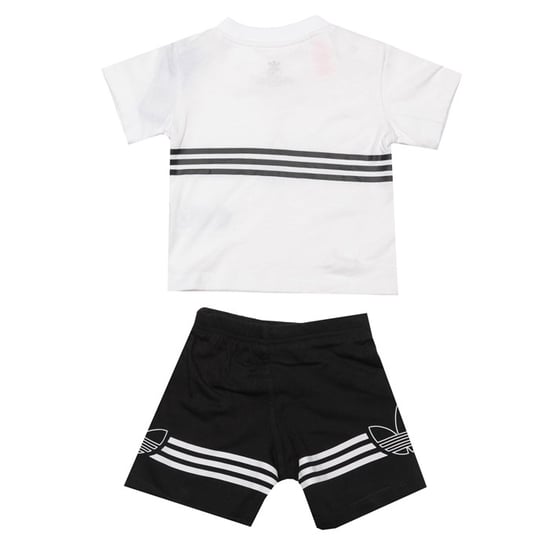 Boy's adidas Originals Infant Outline Set in White