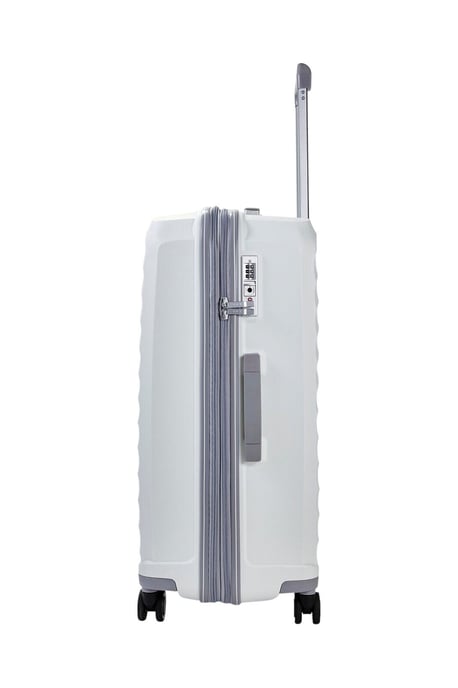 Hard Shell White Suitcase Cabin Luggage