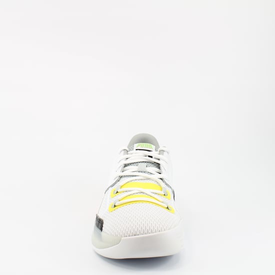 Puma Clyde Hardwood Retro White Synthetic Unisex Lace Up Trainers 194045 01