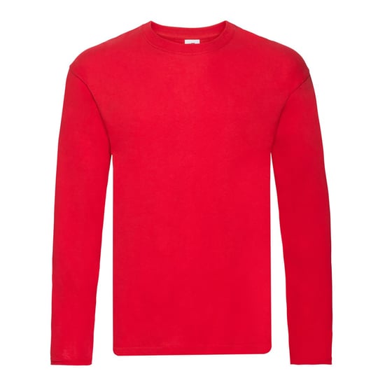 Fruit of the Loom Heren R T-Shirt met lange mouwen (Rood) - Image 1