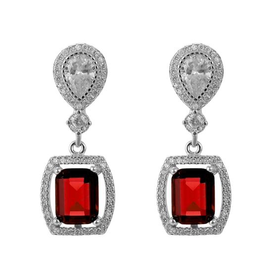 Orphelia 'Enora' Dames 925 Sterling Zilveren Set: Halsketting + Oorbellen + Ring - Zilver SET-7426/RU - Image 2