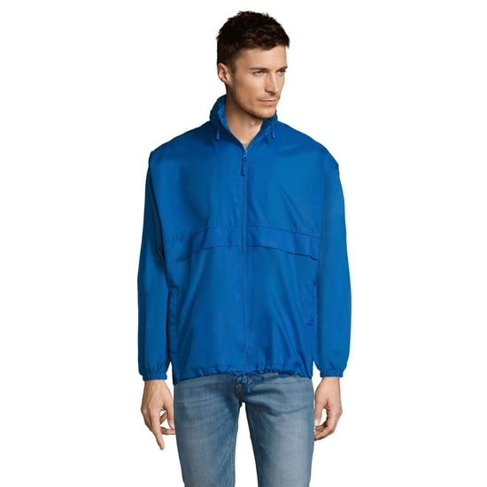 SOLS Unisex Surf Windbreaker Lightweight Jacket (Royal Blue) - Image 3