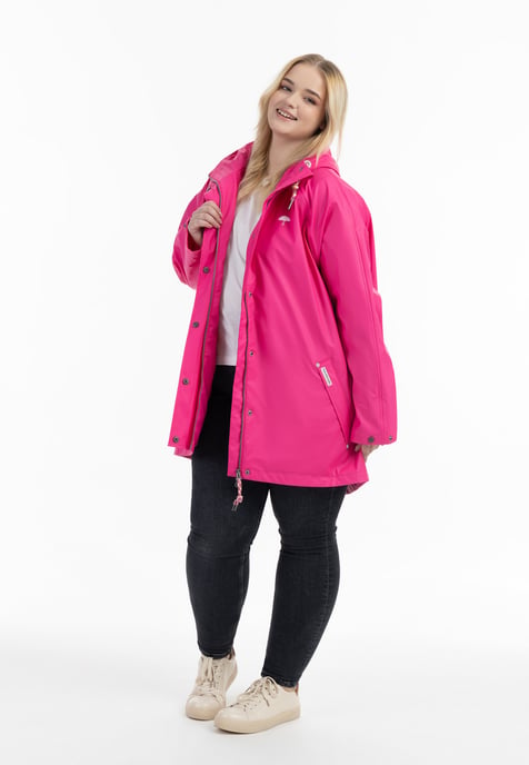 Schmuddelwedda Grote maat regenjas bridgeport Dames ROZE-280 - Image 2