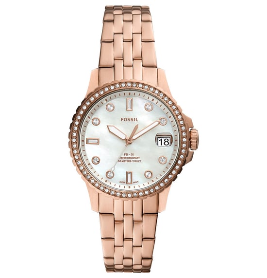 Fossil Fb-01 dameshorloge Rosékleurig ES4995 - Image 1
