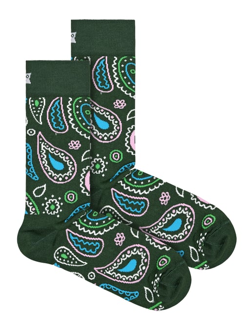 Happy Socks - Novelty Paisley Design Socks | Great Gift - Paisley - Image 1