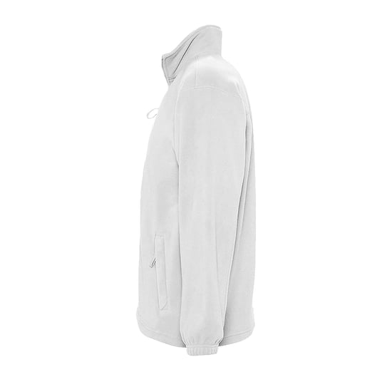 SOLS Heren North Full Zip Outdoor Fleece Jacket (Wit) - Image 3