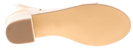 Miss Riot Girls Sandals Strappy Heeled Rosie white