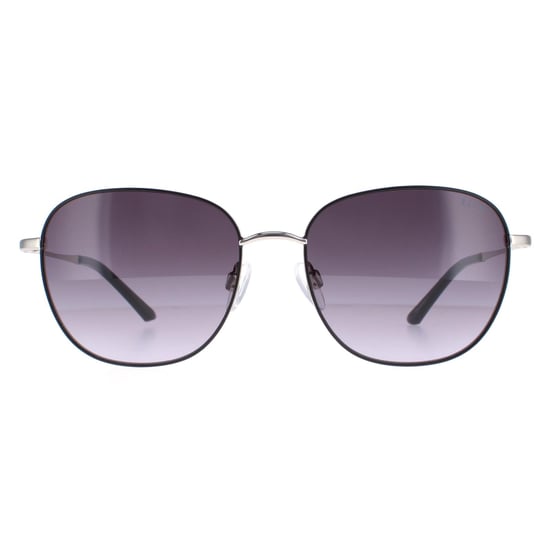 Elle Rimless Womens Black Grey Gradient 14893