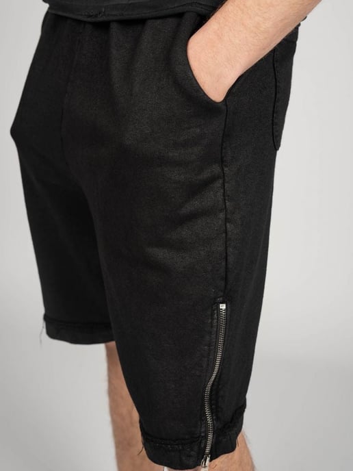 La Haine Inside Us Trousers Denver-Unisex Men's Black - Image 1