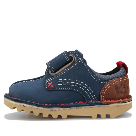 Boy's Kickers Infant Kick Lo Stroll Shoes in Blue