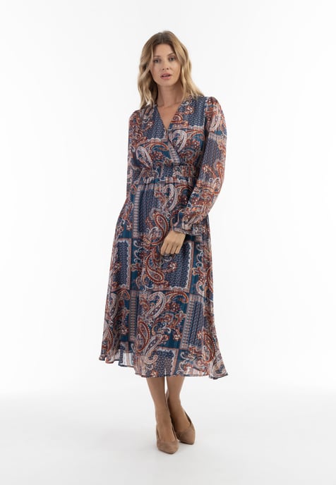usha paisley print maxi dress nowles